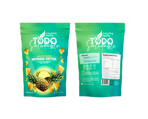 Todo Saludable Intense Detox Pineapple Flavor 360g bag