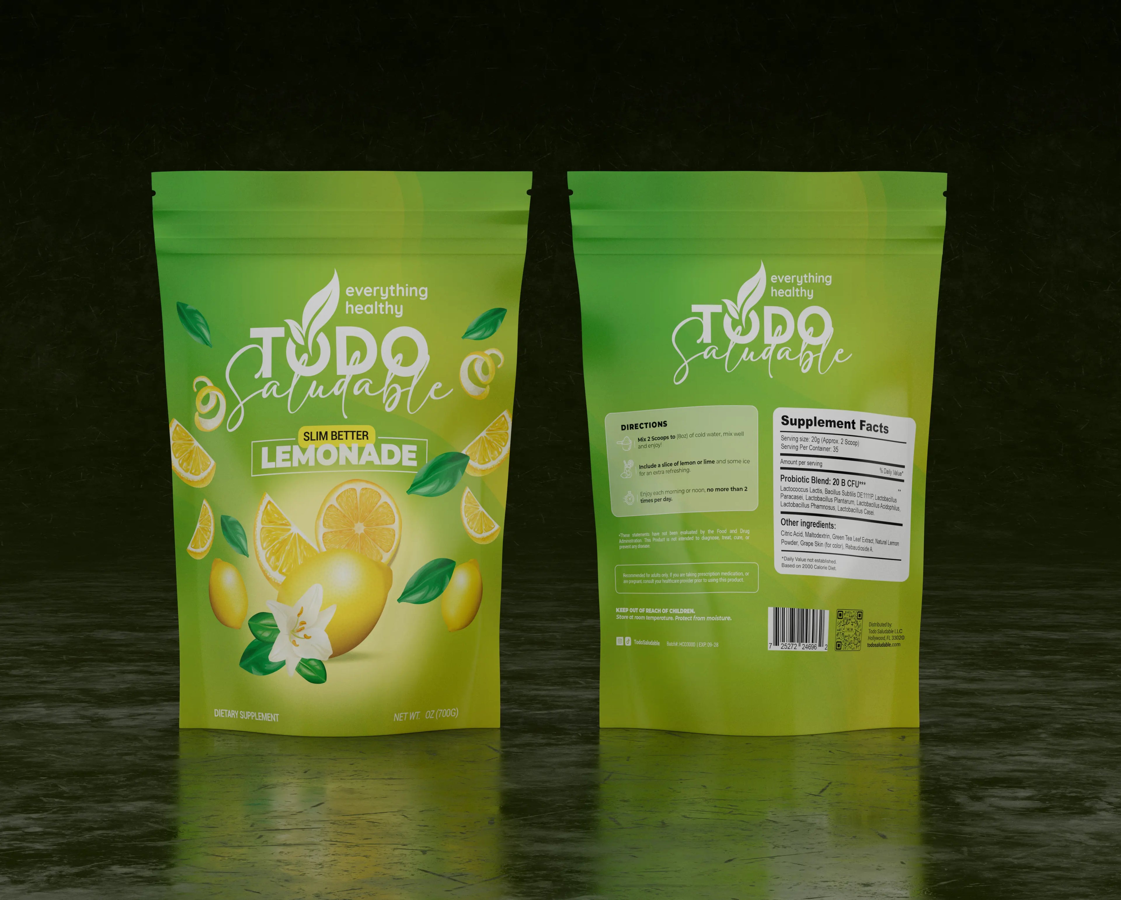 Todo Saludable Slim Better Lemonade lifestyle shot