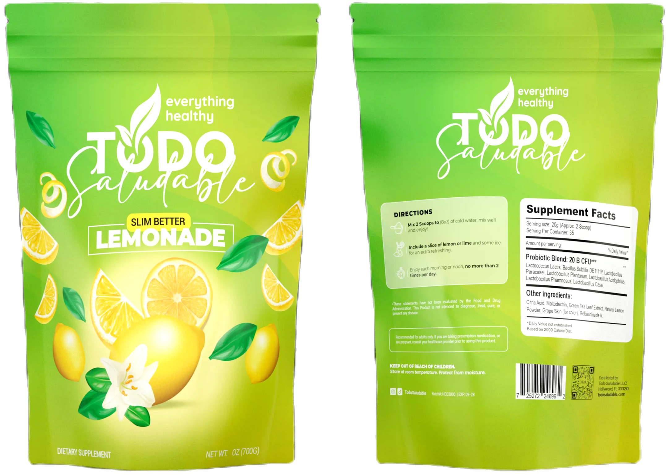 Slim Better Lemonade bag high resolution