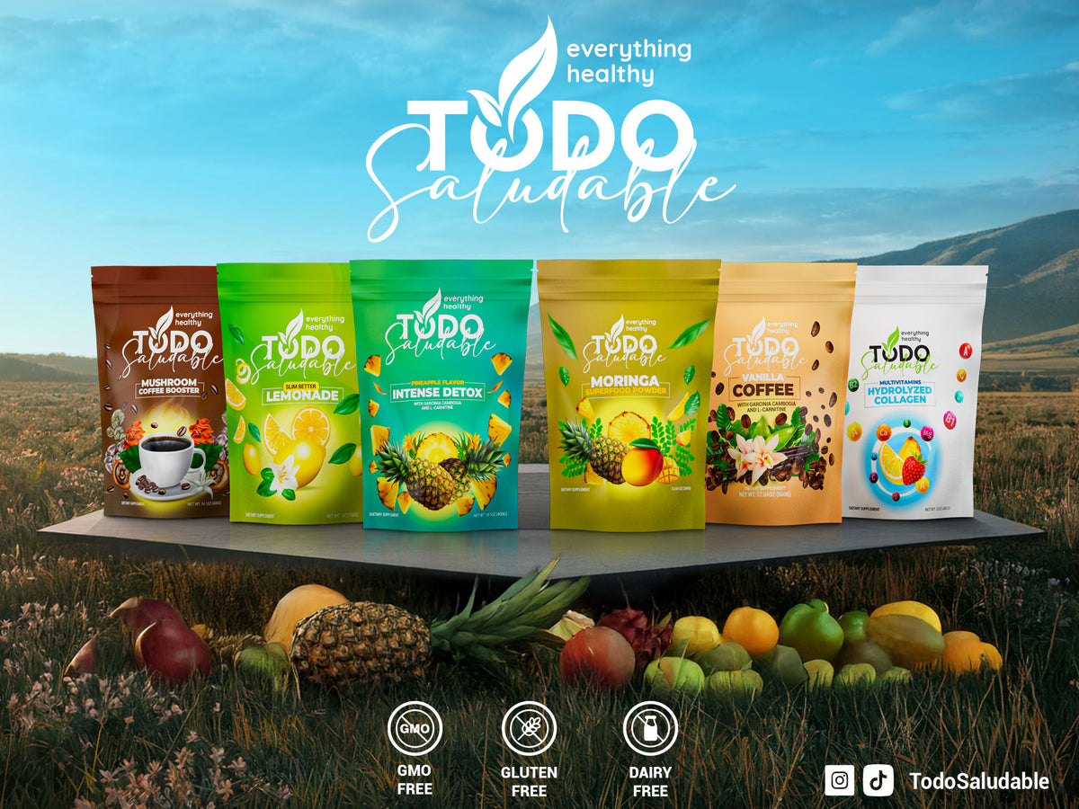Todo Saludable product lineup banner